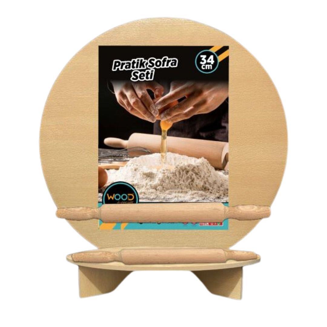 WOOD 40500 34 CM PRATİK SOFRA SETİ*18-20