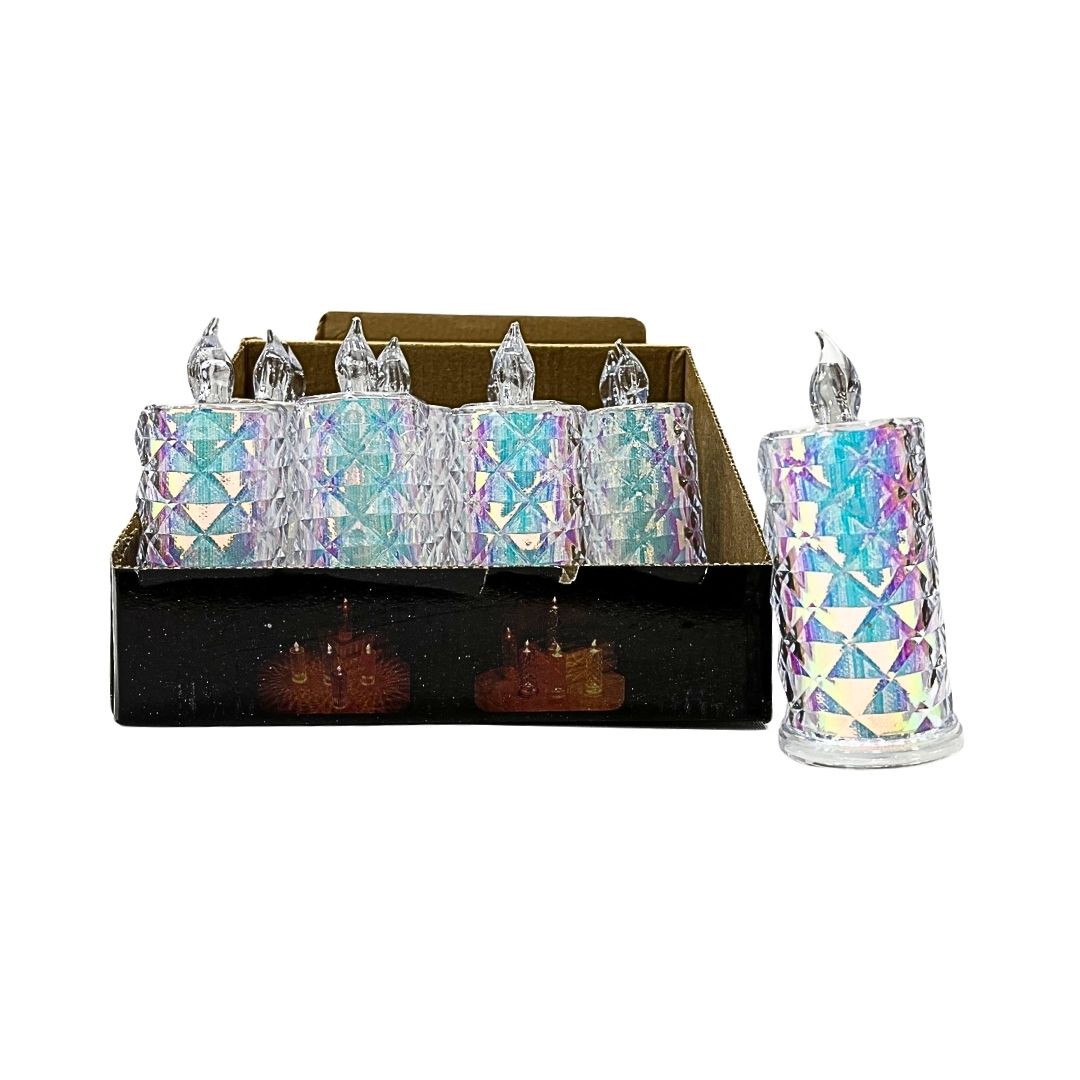 YAKUT 13636 KRİSTAL HOLOGRAMLED MUM ORTA(12*30)360 YAKUT 13636 KRİSTAL HOLOGRAMLED MUM ORTA(12*30)360