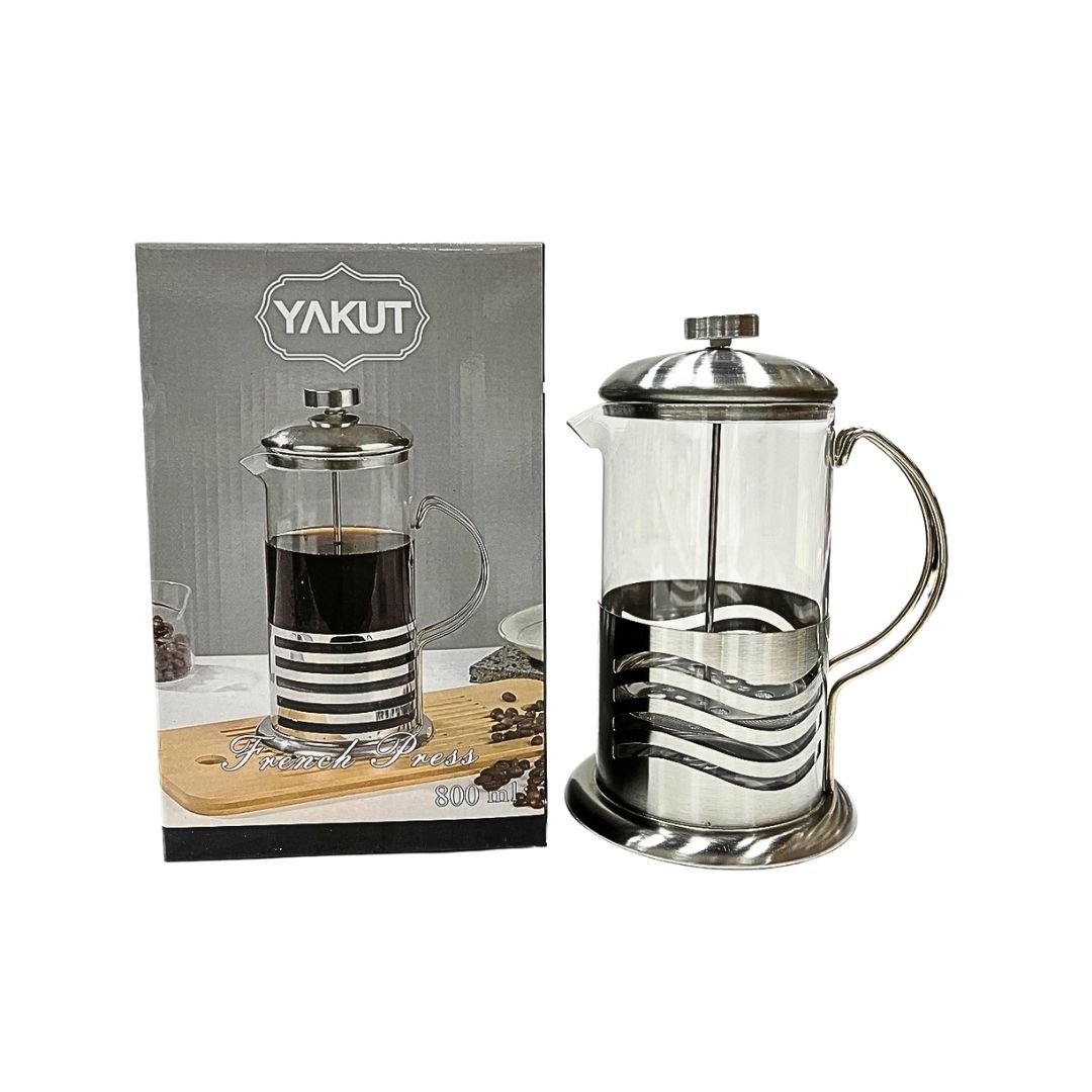 YAKUT 8639 FRENCH PRESS 800 ML*24 YAKUT 8639 FRENCH PRESS 800 ML*24