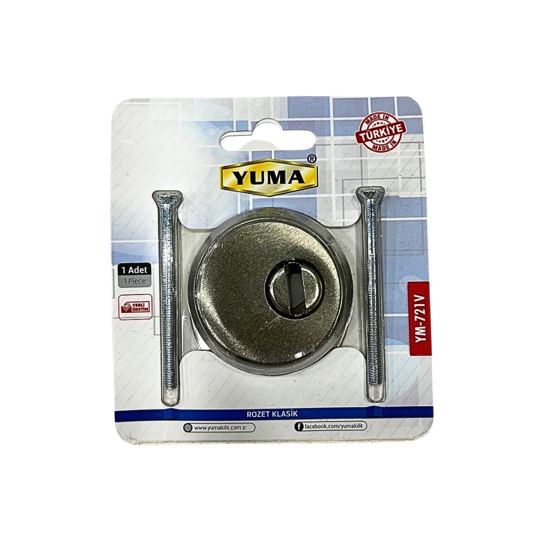 YUMA ÇELİK KAPI ROZETİ KLASİK VAKUMLU*120 YUMA ÇELİK KAPI ROZETİ KLASİK VAKUMLU*120