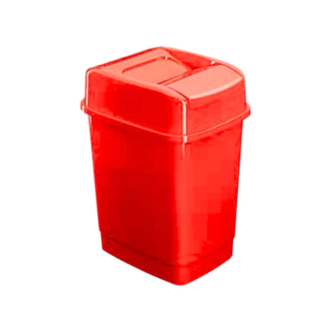 ZAMBAK ÇİFT KAPAKLI KLİK ÇÖP KOVASI NO:3 18 LT*12